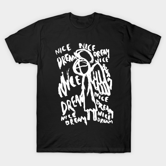 (Nice Dream) illustrated Lyrics T-Shirt by bangart